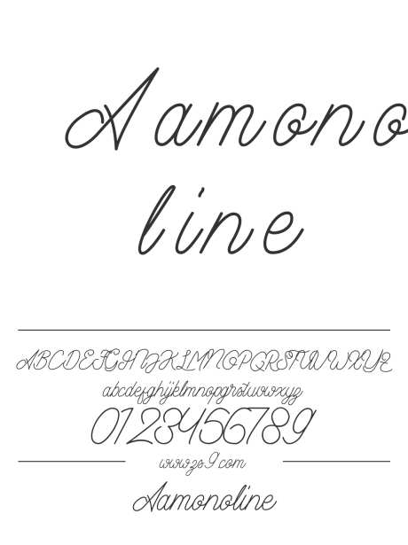 Aamonoline_字体下载_ttf格式_英文_细_免费商用-Aamono,line,图书-作品编号:2024121022313890-志˒设·网