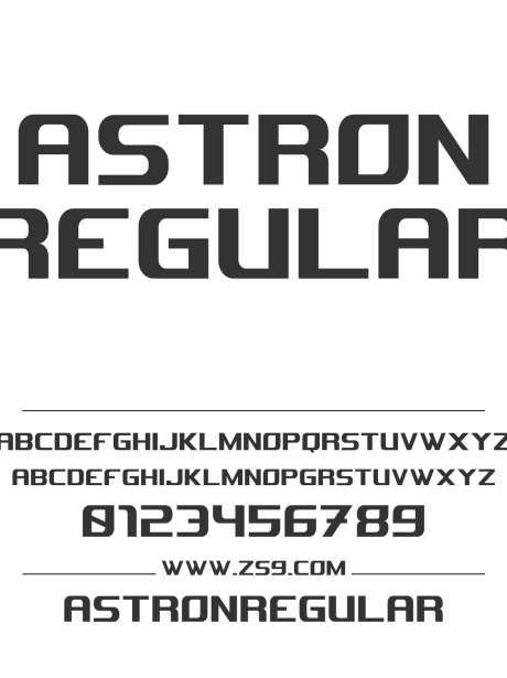 AstronRegular_字体下载_otf格式_英文_超粗_免费商用-Astron,Regular,标题-作品编号:2024121022067273-志′设ˆ网