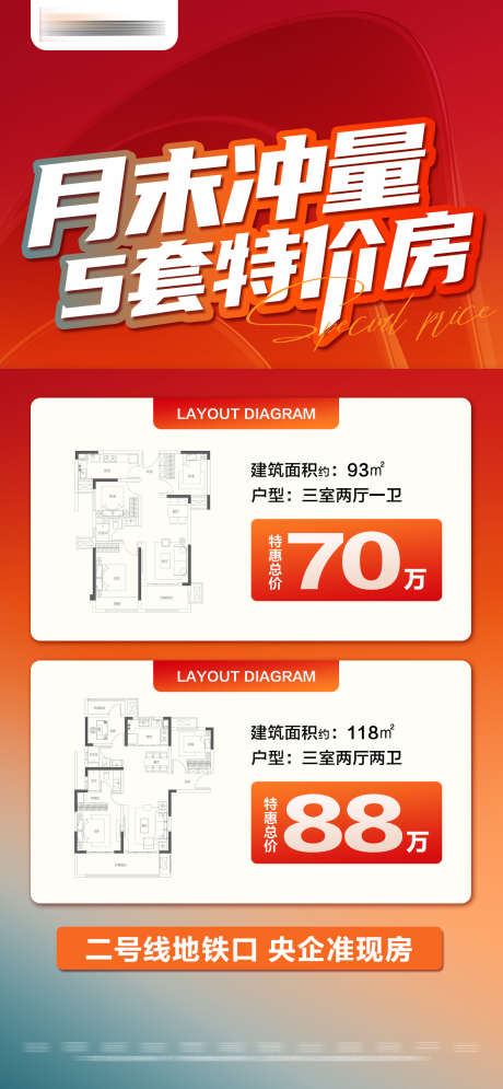 地产特价房户型活动大字报_源文件下载_23格式_1280X2770像素-大字报,活动,促销-作品编号:2024121010484853-志设-zs9.com