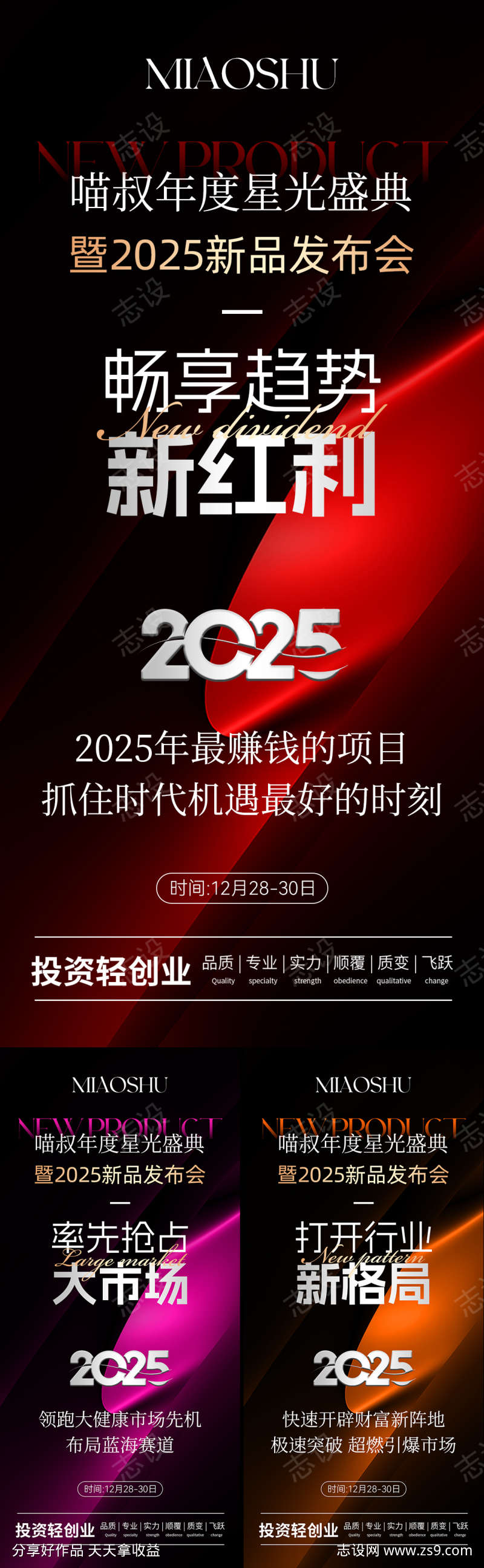 医美新品招商宣传海报