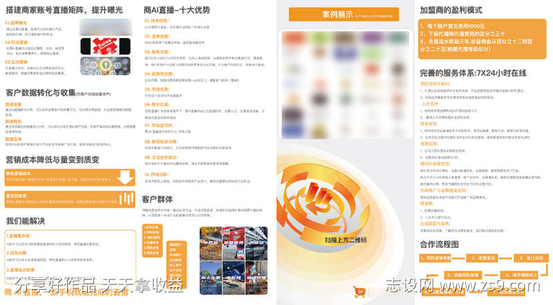 橙色企业宣传折页设计