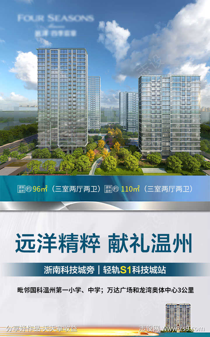 地产海报画面