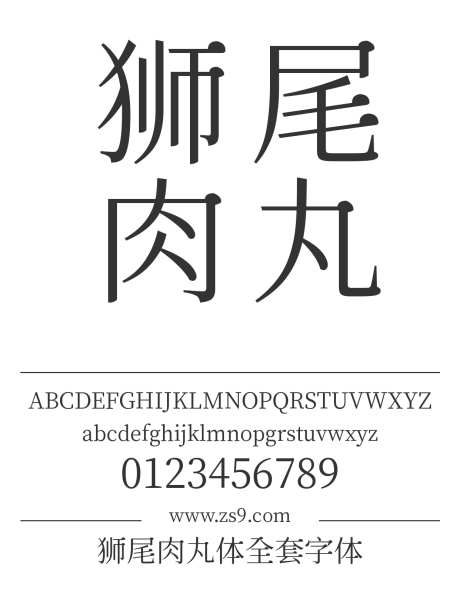 狮尾肉丸体全套字体_源文件下载_1242X1660像素-狮尾,肉丸体,标题,设计,杂志,广告,海报,全集-作品编号:2024121611586003-志设-zs9.com