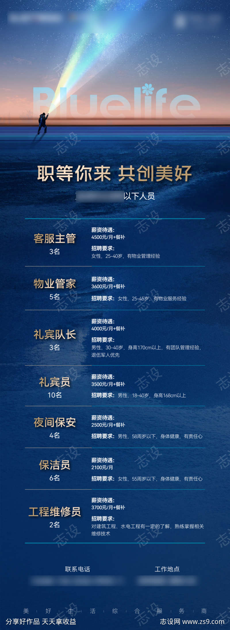 招聘海报单图