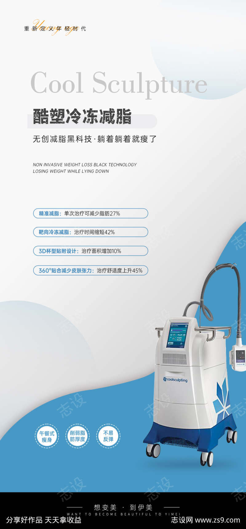 酷塑减脂活动海报