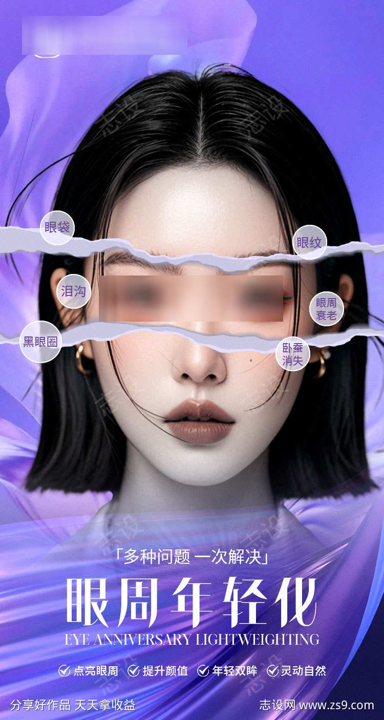 医美眼周年轻化海报
