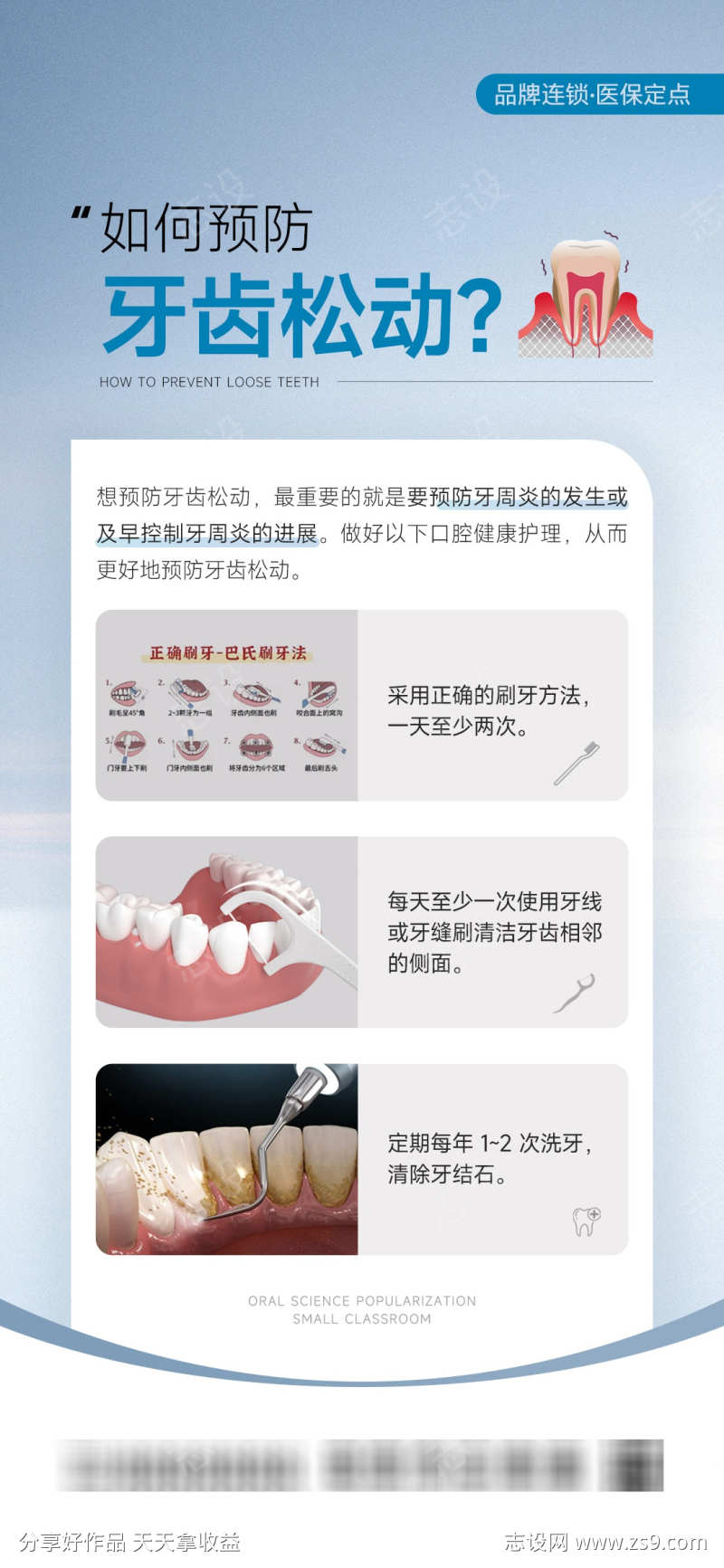 医美口腔科普海报
