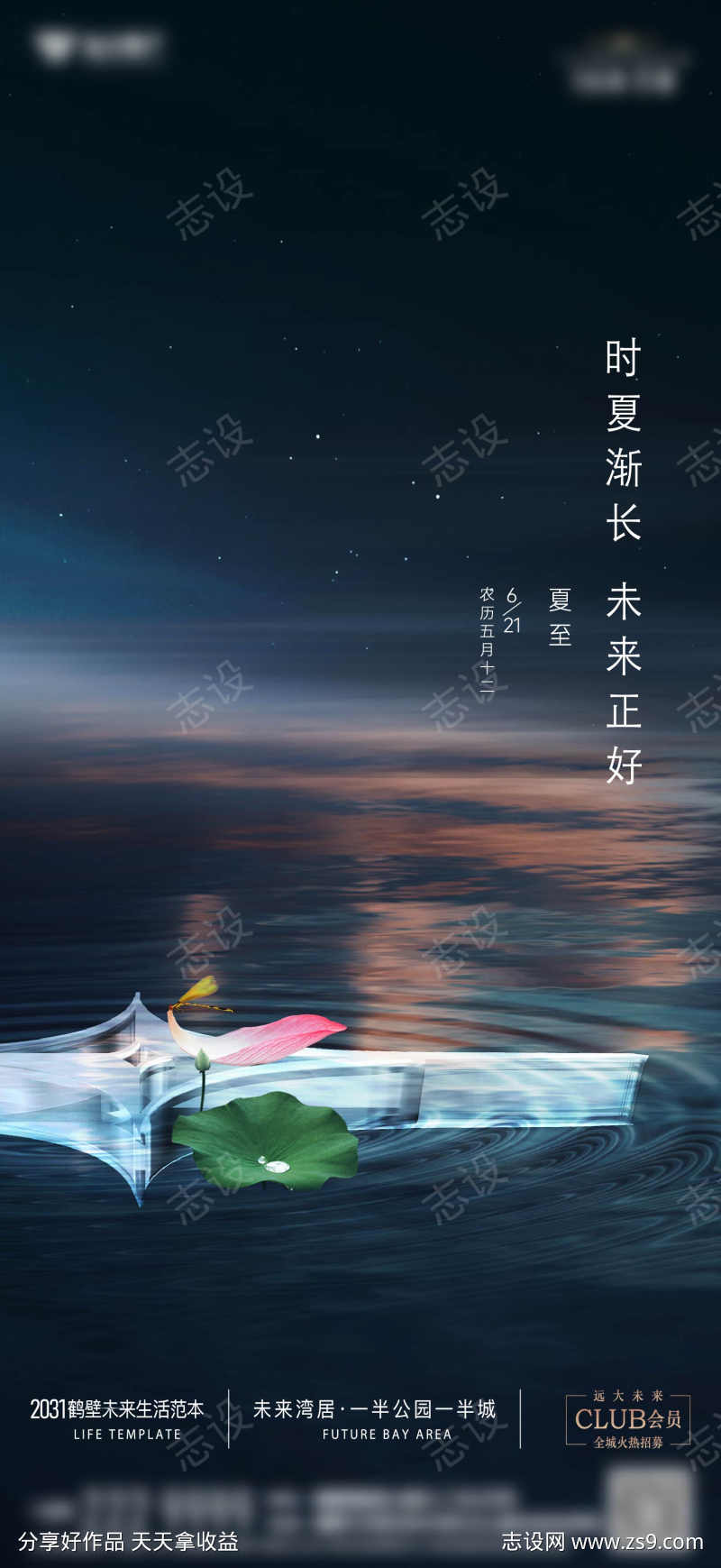 夏至节日海报