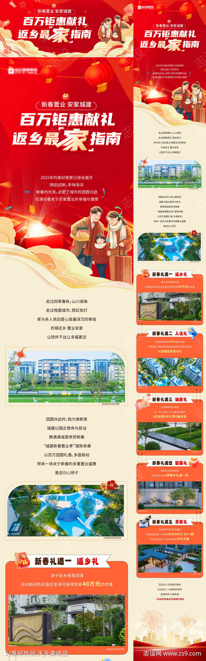 地产返乡置业公众号长图