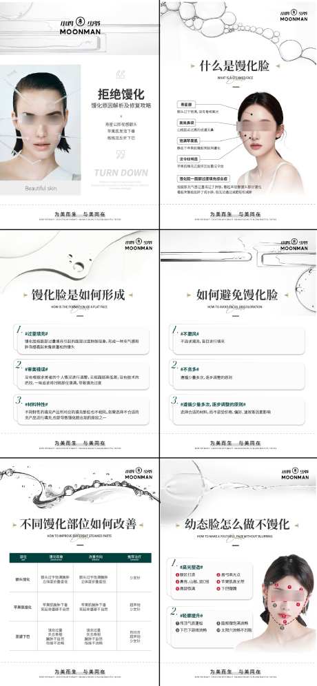 馒化脸医美科普系列海报_源文件下载_22格式_1700X3681像素-科普,馒化脸,人物-作品编号:2025011409206581-志设-zs9.com