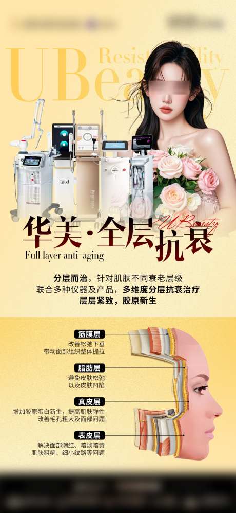 医美仪器全层抗衰海报_源文件下载_PSD格式_1080X2340像素-提拉,抗衰,仪器-作品编号:2025011516572844-志设-zs9.com