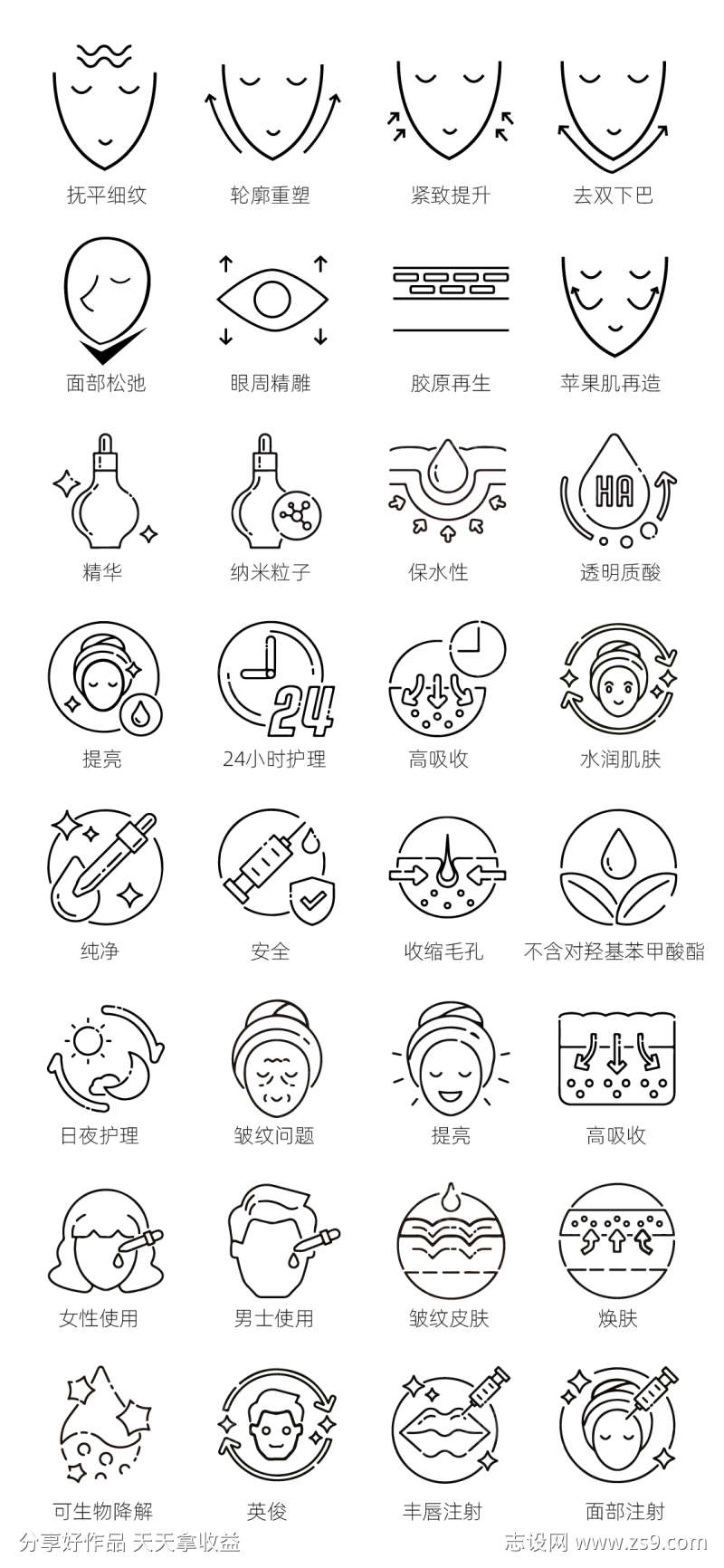 医美图标icon设计