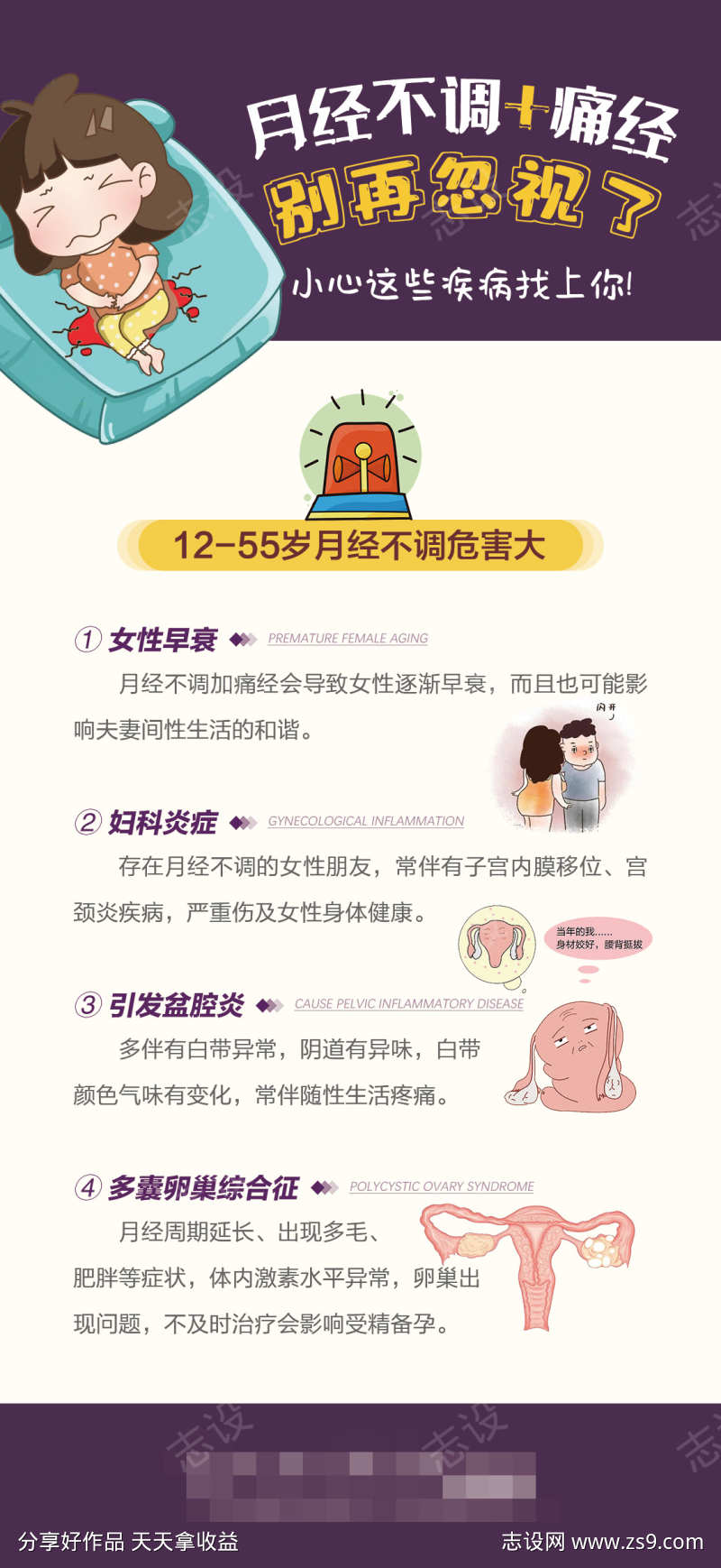 月经不调痛经