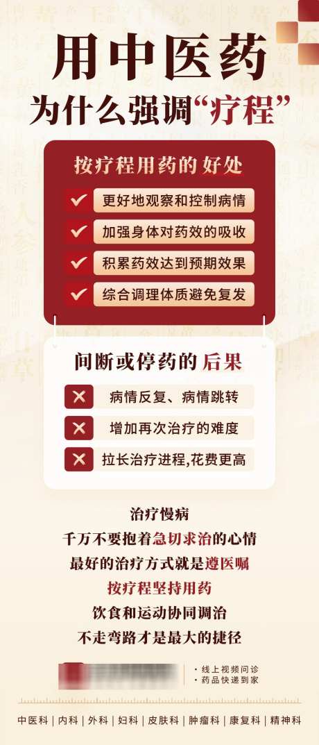 中医用药疗程重要性海报_源文件下载_PSD格式_1080X2520像素-海报,中式,红金-作品编号:2025011810046617-志设-zs9.com