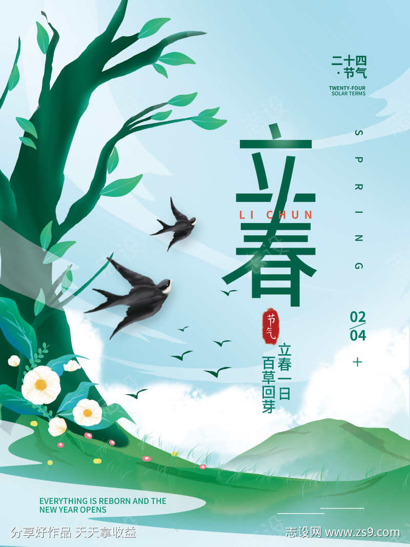 24节气之立春春分