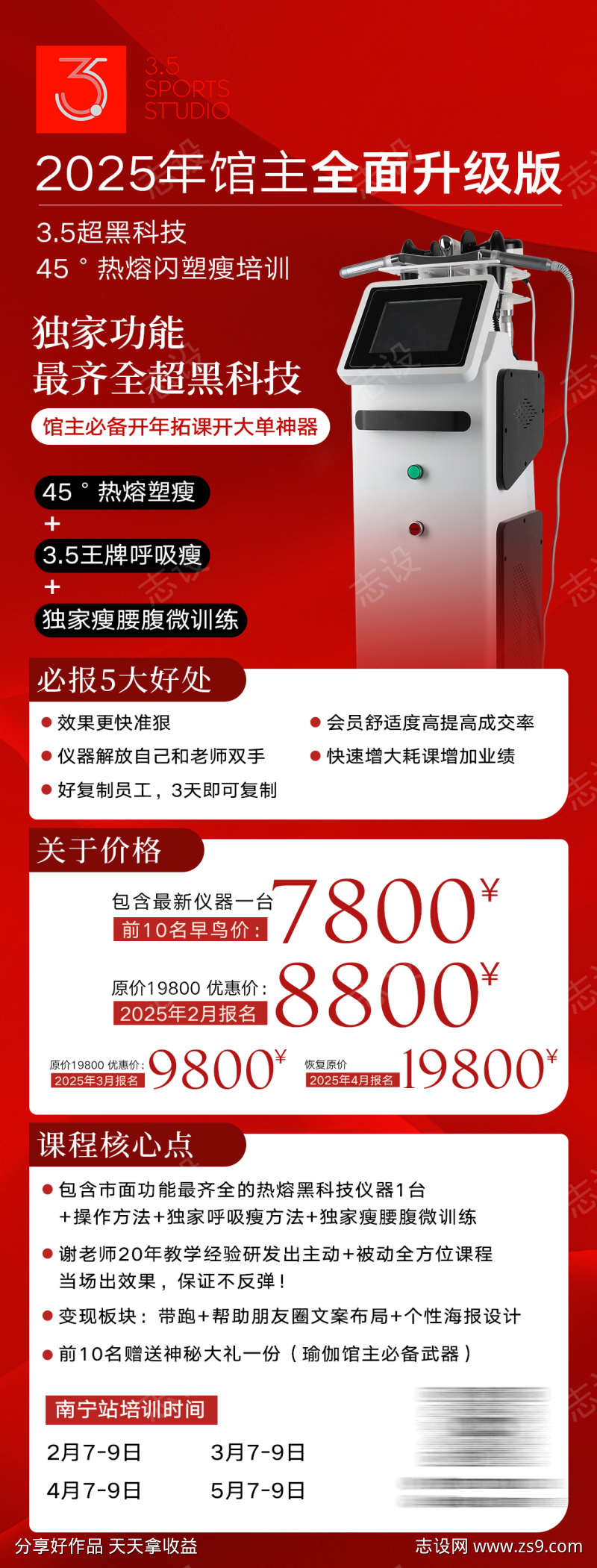 美业仪器宣传海报