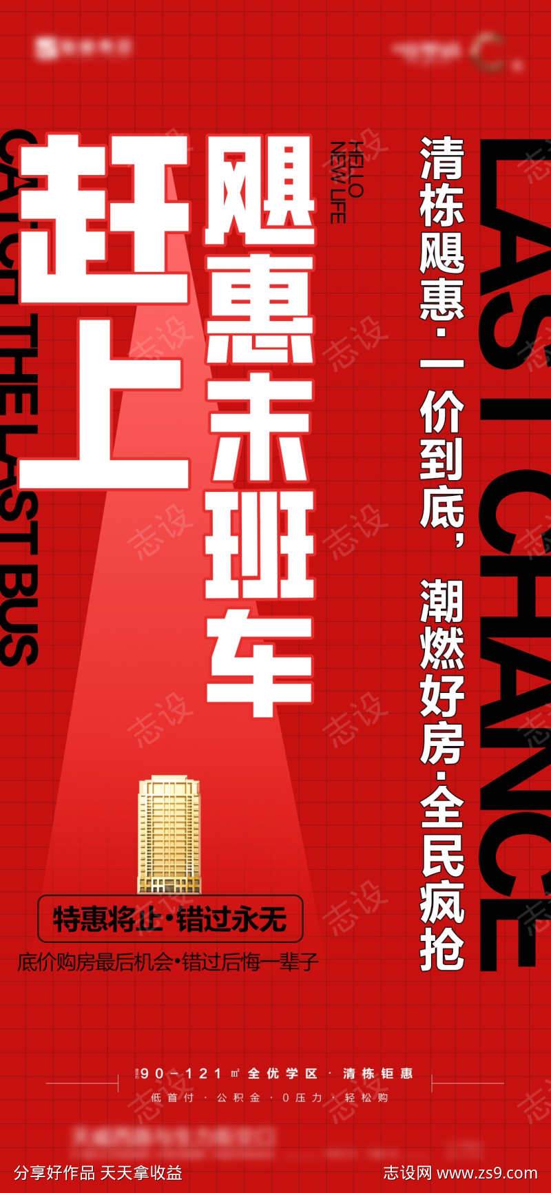 地产特惠海报