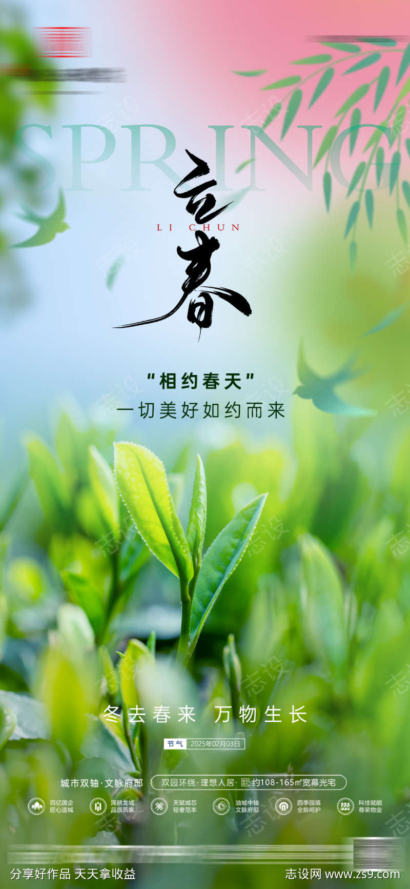 立春节气海报