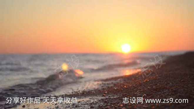 沙滩自然大海风景海景海水