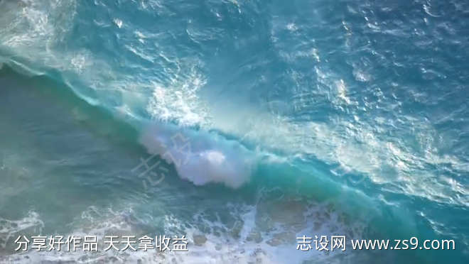 大海自然海景海水风景沙滩