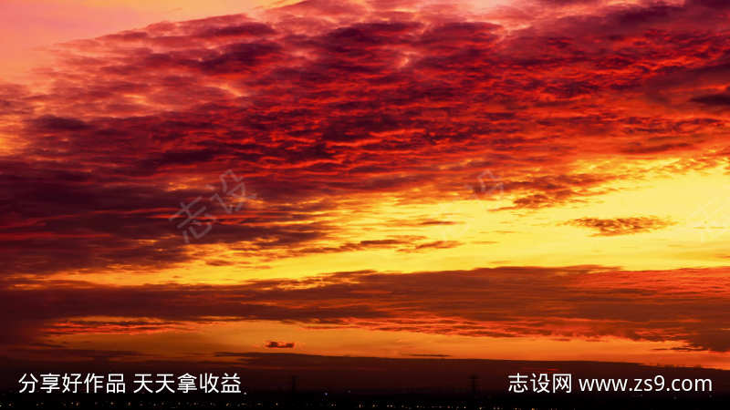 自然风景黄昏落日美景日落