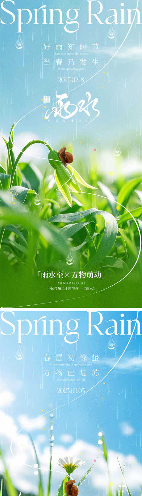 雨水节气宣传海报_源文件下载_PSD格式_1000X4340像素-万物生长,下雨,柳树-作品编号:2025020516395358-志˓设.网
