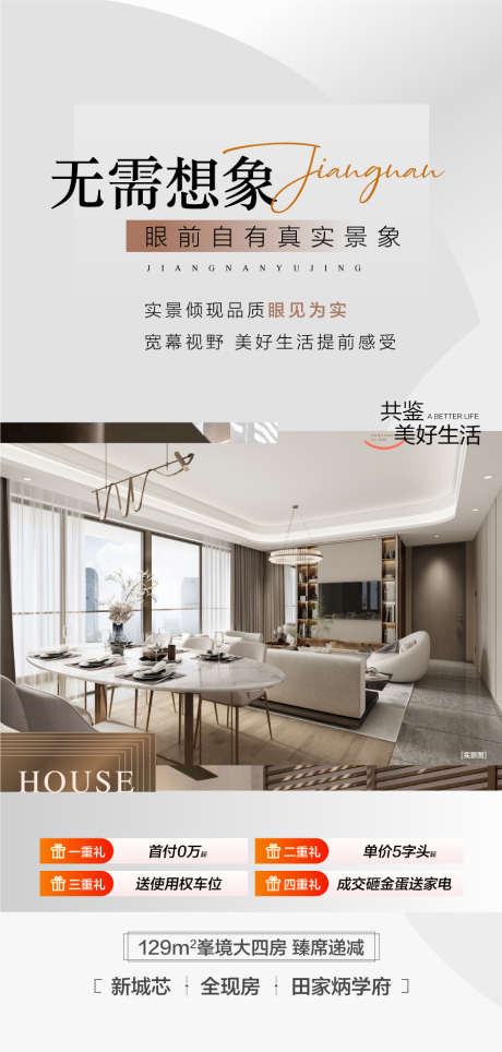 城芯实景品质现房购房四重礼海报_源文件下载_AI格式_900X1887像素-四重礼,购房,现房-作品编号:2025020810361270-志设-zs9.com