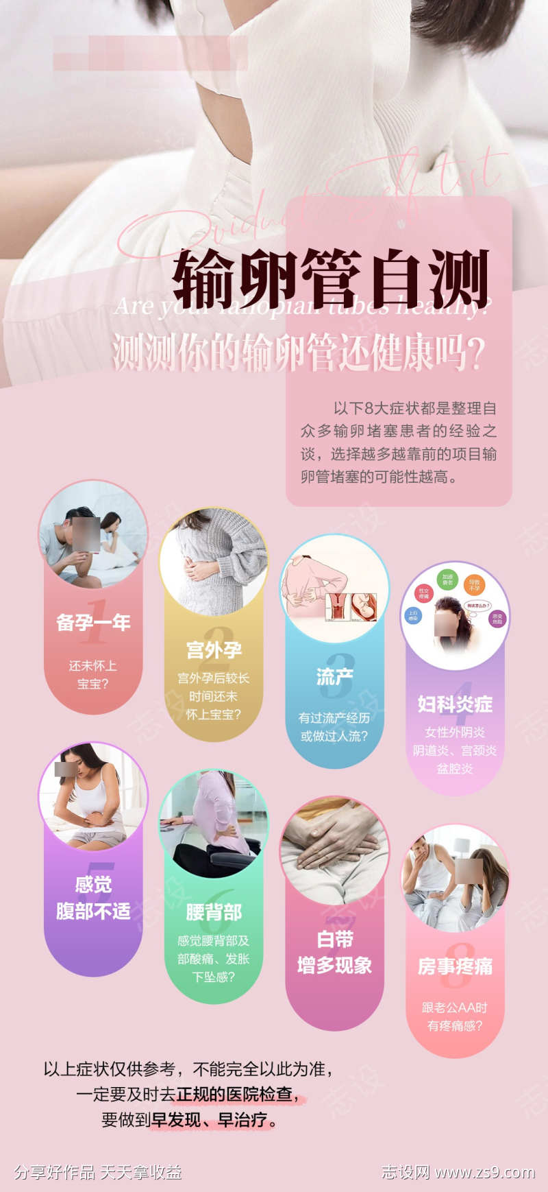 输卵管自测