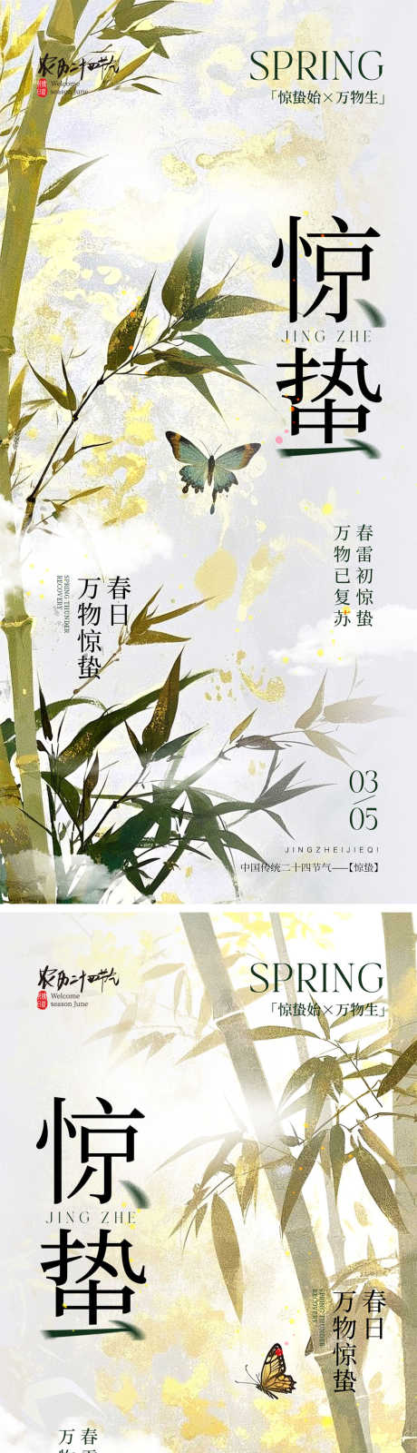 惊蛰节气海报_源文件下载_PSD格式_1000X4348像素-昆虫,万物生长,下雨-作品编号:2025021515463307-志设-zs9.com