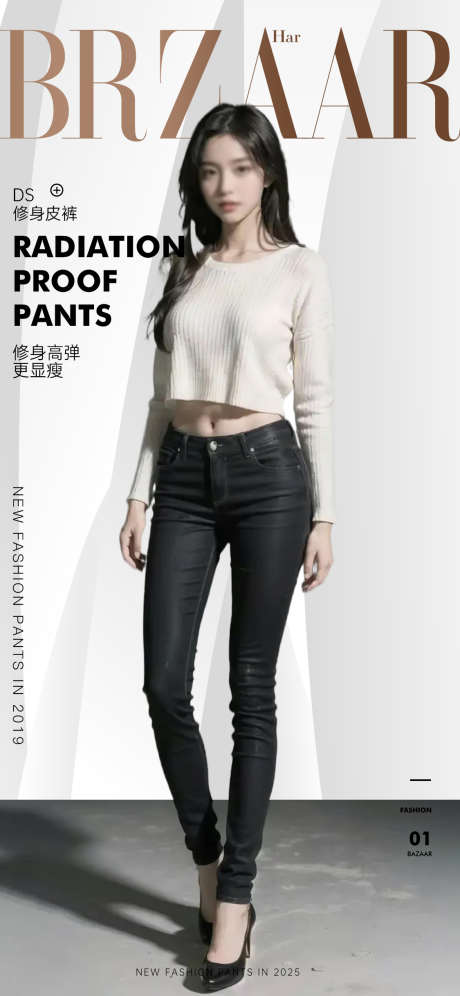 时尚皮裤修身杂志封面轻奢微商造势圈图海报_源文件下载_PSD格式_1125X2436像素-电商,衣服,裤子-作品编号:2025021810237204-志设-zs9.com