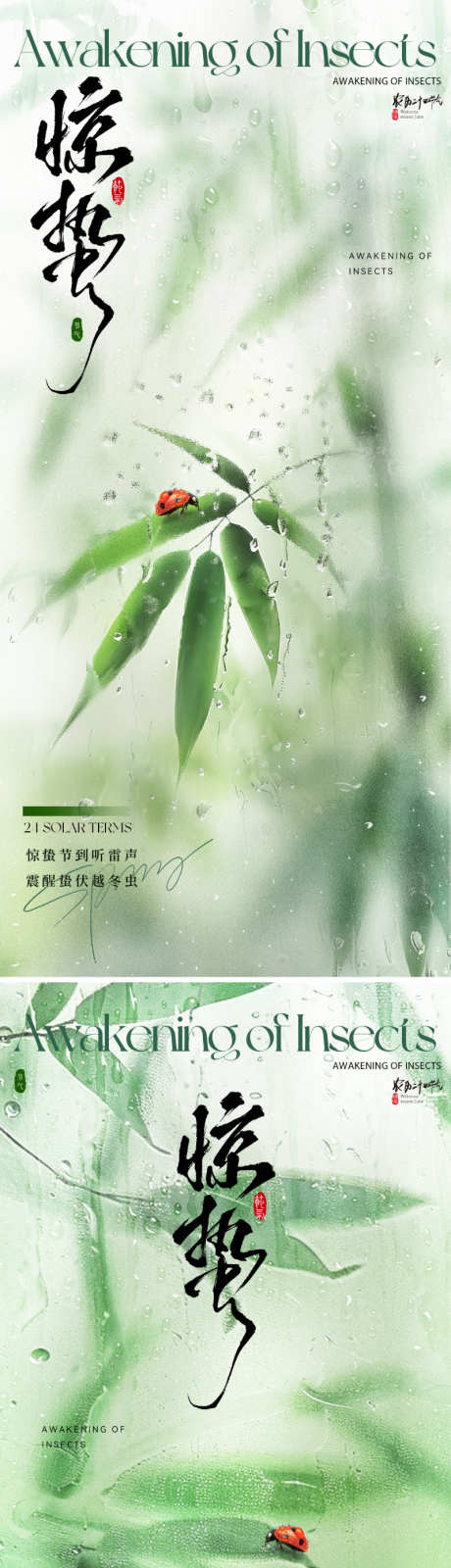 地产美业惊蛰节气海报_源文件下载_PSD格式_800X3476像素-春天,树叶,书法字-作品编号:2025021814245169-志设-zs9.com