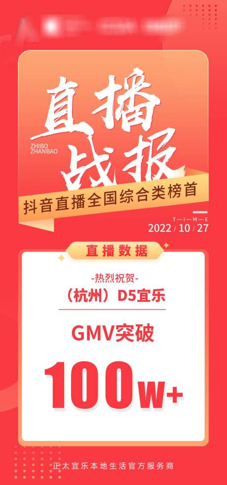电商直播战报海报_源文件下载_PSD格式_1080X2304像素-直播,数据,销售-作品编号:2025021917195725-志设-zs9.com