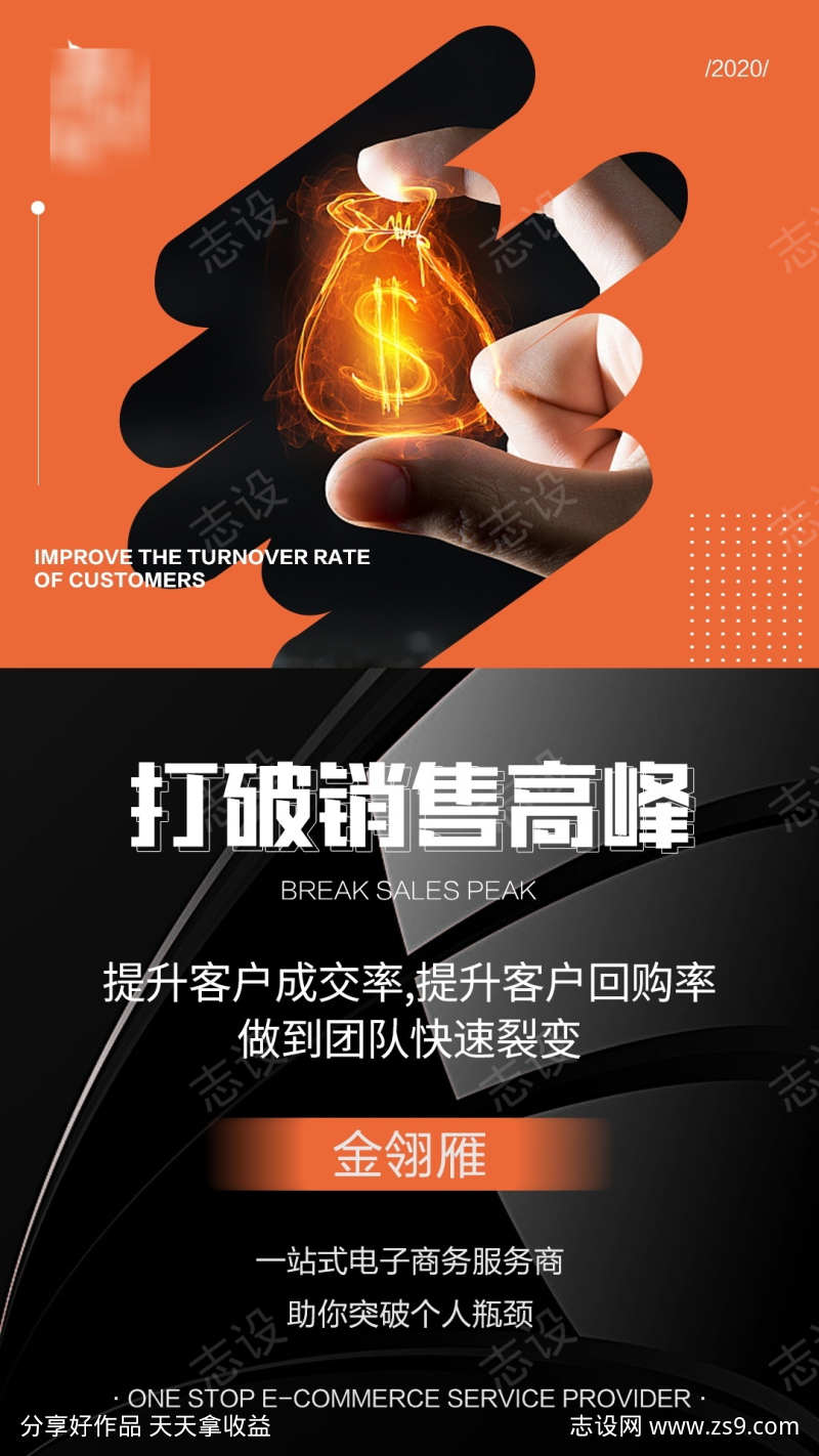 预热招商造势宣传海报