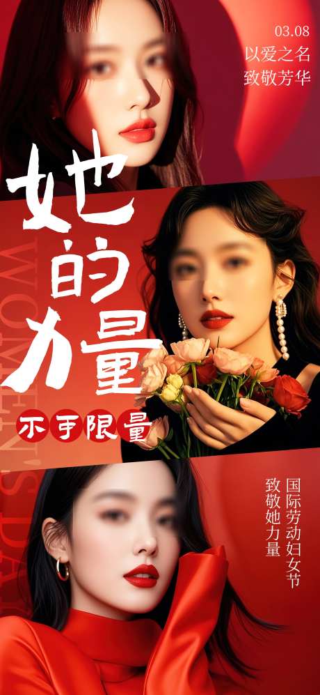 她力量妇女节海报_源文件下载_PSD格式_2362X5118像素-女神节,38节,妇女节-作品编号:2025022109583533-志设-zs9.com