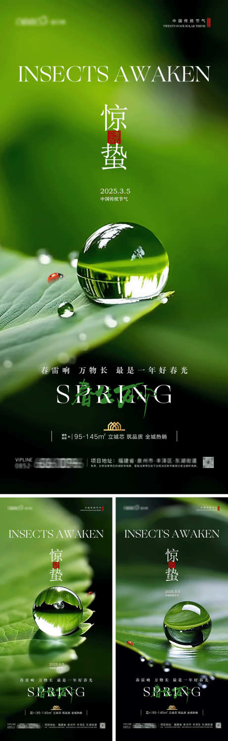 惊蛰系列海报_源文件下载_PSD格式_1242X4034像素-惊蛰,中式,调性-作品编号:2025022417242021-志设-zs9.com