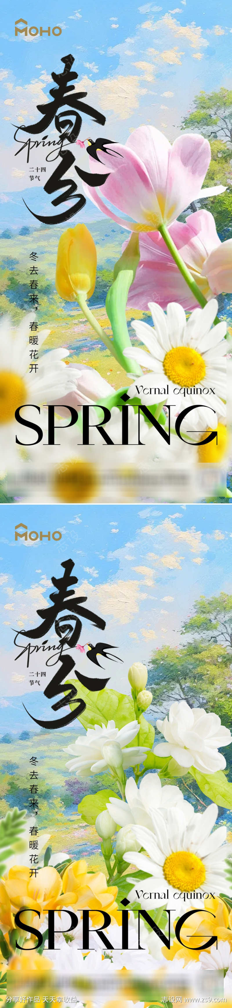 春分节气海报