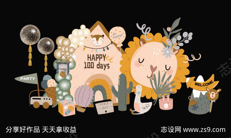 生日美陈布置