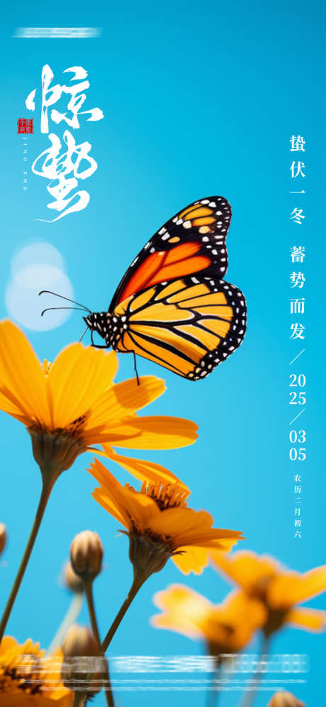蓝调惊蛰海报_源文件下载_PSD格式_1125X2436像素-节气,清新,地产-作品编号:2025022710446063-志设-zs9.com