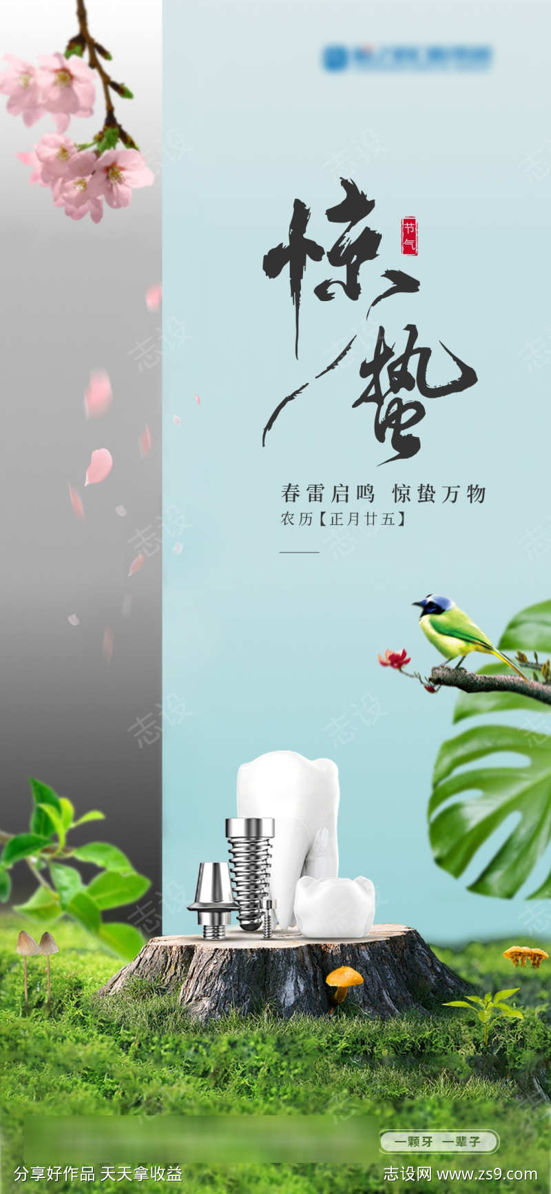 口腔惊蛰海报