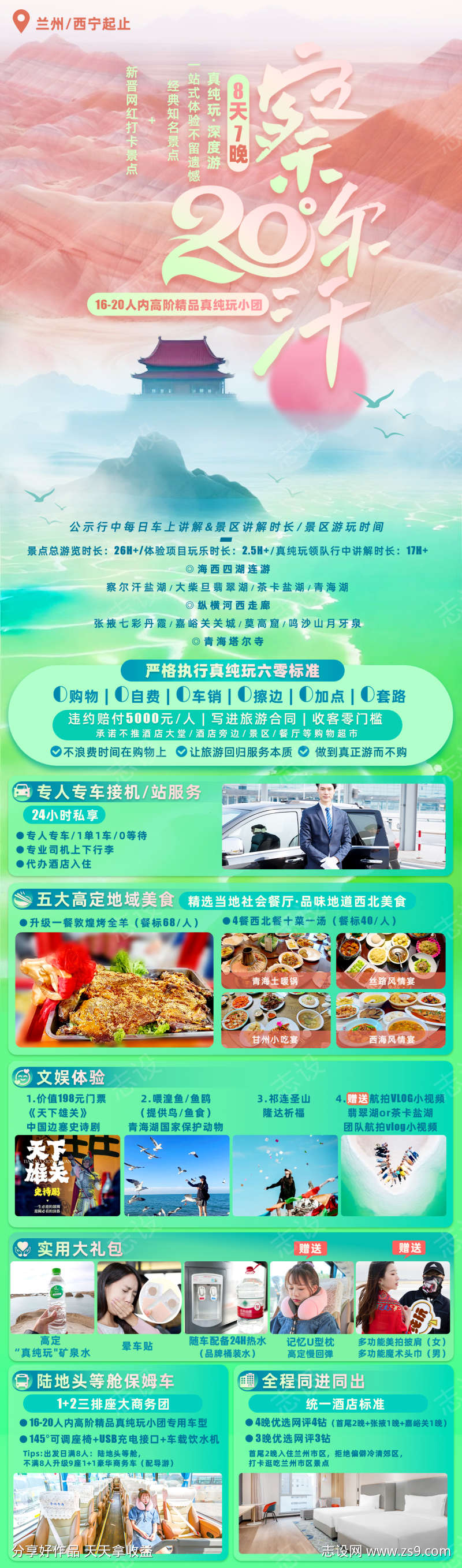 西北旅游海报