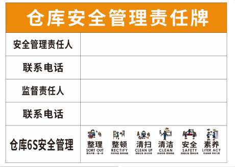 仓库安全管理责任牌_源文件下载_CDR格式_900X650像素-安全管理,仓库,6S-作品编号:2025030514153390-志设-zs9.com