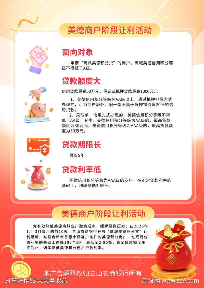 金融让利活动