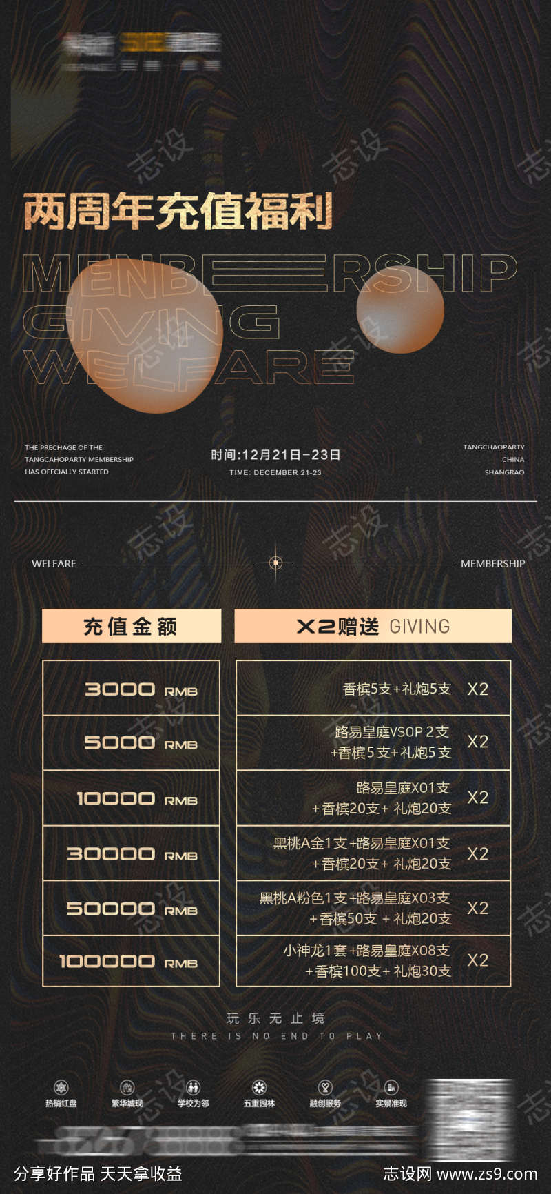周年庆充值福利
