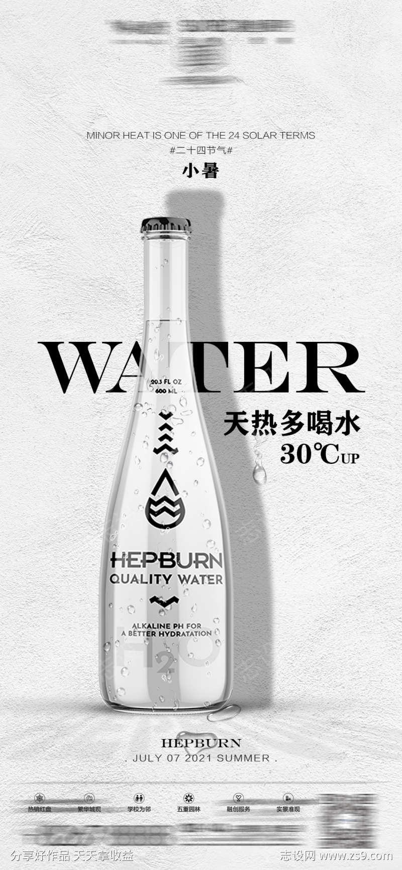 酒吧温馨提示海报