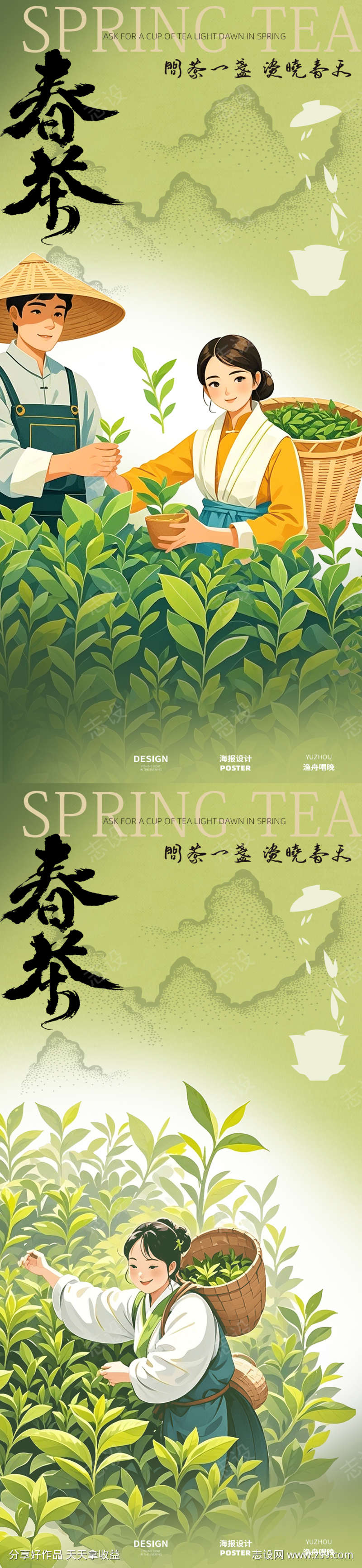 茶叶制作海报