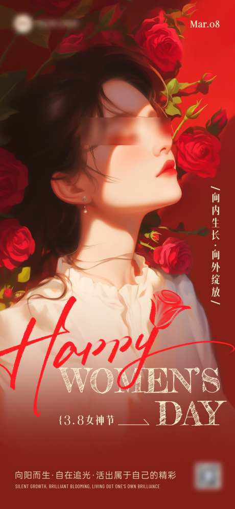 _三八妇女节节日祝福光影感全屏竖版海报_源文件下载_PSD格式_1242X2688像素-三八,新客,体验卡-作品编号:2025030617251546-志设-zs9.com