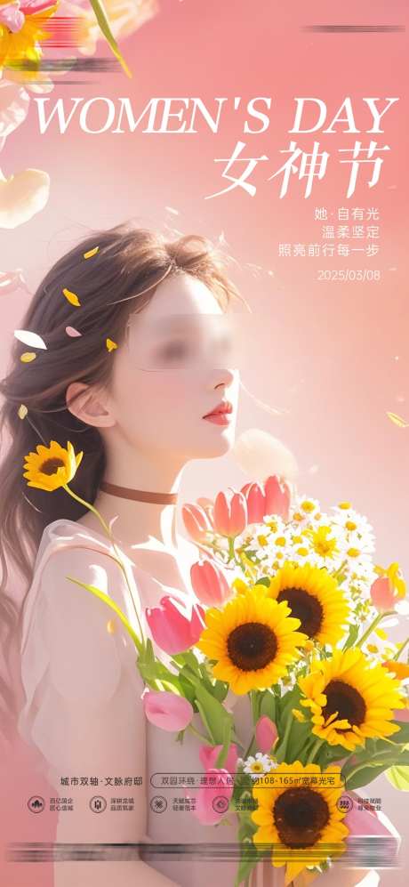 地产38妇女节海报_源文件下载_PSD格式_1080X2340像素-系列,女王节,女神节-作品编号:2025030810385925-志设-zs9.com
