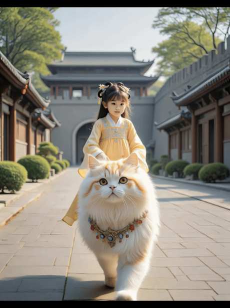 可爱的护法大猫flux模型_源文件下载_safetensors格式_640X854像素-大肥猫,画风加强,女生-作品编号:2025031313386573-志设-zs9.com
