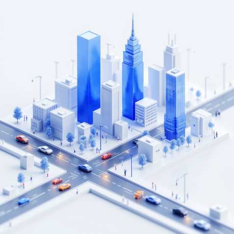 B端3D场景科技城市背景_源文件下载_safetensors格式_1024X1024像素-画风加强,建筑物,通用-作品编号:2025031313276465-志设-zs9.com