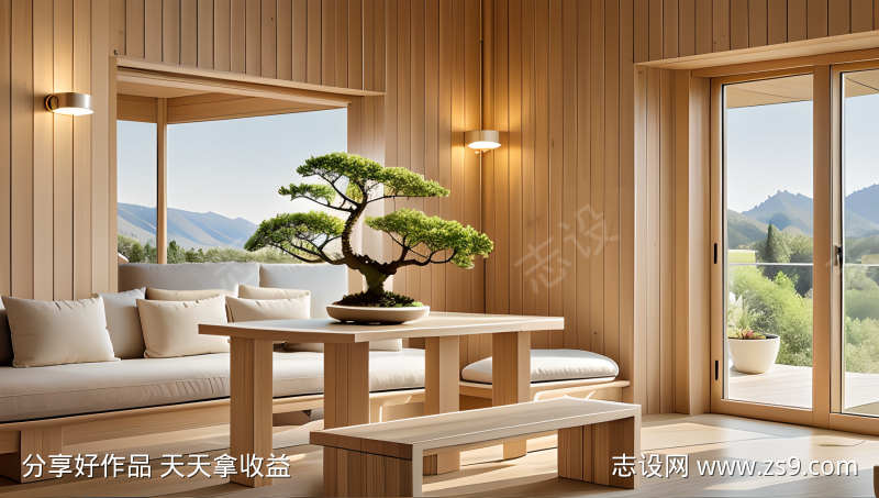 极简原木风室内设计